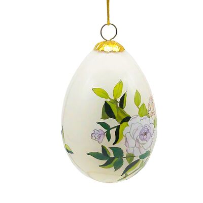 Artist-handpainted Glass Bauble Gift Featuring Bespoke Easter Motifs