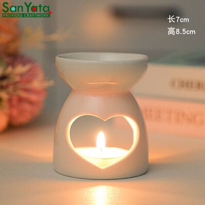 OEM/ODM Custom Wax Melt Warmer Melter Oil Burner Ceramic Candle Holder Incense Aroma Diffuser Home Decor Wholesale Factory Price