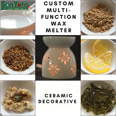 OEM/ODM Custom Wax Melt Warmer Melter Oil Burner Ceramic Candle Holder Incense Aroma Diffuser Home Decor Wholesale Factory Price