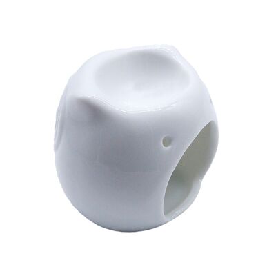 Glazed Small Devil Ceramic Essential Oil Armotherapy Candle Holder for Halloween Gift