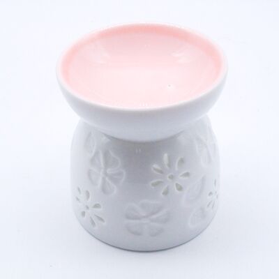 Bulk Purchase Customize Wax Melt Burner Melter Warmer Essential Oil Burner Incense Aroma Diffuser Ceramic Candle Holder