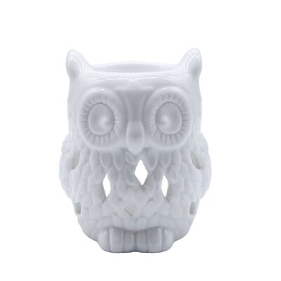 Customize Ceramic Tea Light Candle Holder Wax Melt Burner Melter Warmer Essential Oil Burner Incense Aroma Diffuser, Home Decor