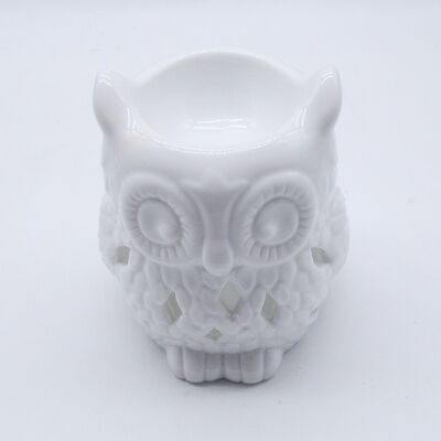 Customize Ceramic Tea Light Candle Holder Wax Melt Burner Melter Warmer Essential Oil Burner Incense Aroma Diffuser, Home Decor