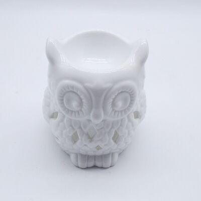 Customize Ceramic Tea Light Candle Holder Wax Melt Burner Melter Warmer Essential Oil Burner Incense Aroma Diffuser, Home Decor