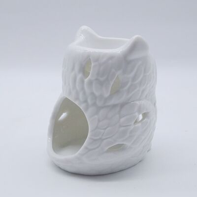 Customize Ceramic Tea Light Candle Holder Wax Melt Burner Melter Warmer Essential Oil Burner Incense Aroma Diffuser, Home Decor