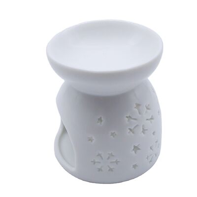 Factory Wholesale Customize Ceramic Candle Holder Wax Melt Burner Melter Warmer Essential Oil Burner Incense Aroma Diffuser