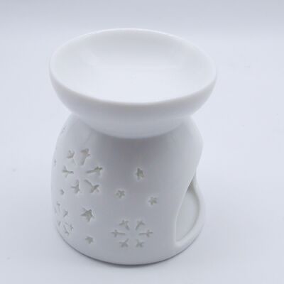 Factory Wholesale Customize Ceramic Candle Holder Wax Melt Burner Melter Warmer Essential Oil Burner Incense Aroma Diffuser