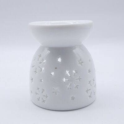 Factory Wholesale Customize Ceramic Candle Holder Wax Melt Burner Melter Warmer Essential Oil Burner Incense Aroma Diffuser