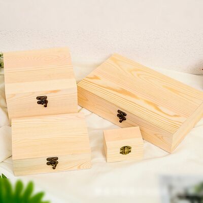 Customizable Light-coloured Wooden Decorative Boxes for Various Purposes for Any Setting