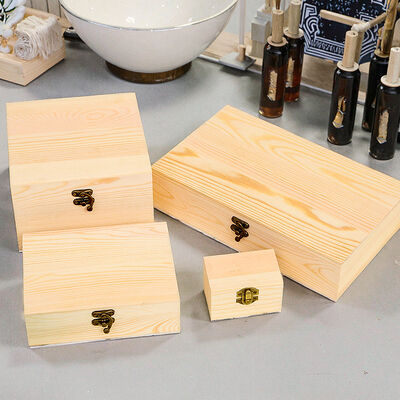Customizable Light-coloured Wooden Decorative Boxes for Various Purposes for Any Setting