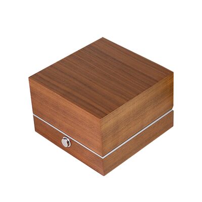 Custom Solid Wood Gift Jewellery Box Luxury Business Watch Case Wooden Storage Accessories Organiser