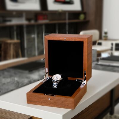 Custom Solid Wood Gift Jewellery Box Luxury Business Watch Case Wooden Storage Accessories Organiser