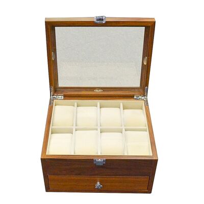 Customizable Multi-tier Wooden Jewellery Box with Ample Storage Capacity for  a Gift for Women.