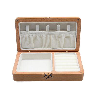 Custom Logo Eco-Friendly Wood Package Case Jewellery Presentation Box for Gift & Craft