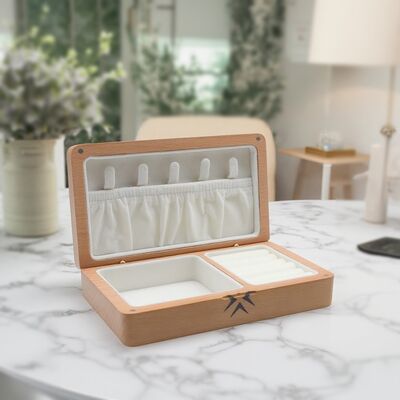 Custom Logo Eco-Friendly Wood Package Case Jewellery Presentation Box for Gift & Craft