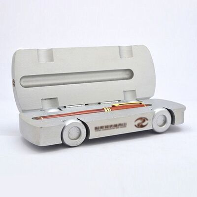 Wooden Pen case in Automotive Design, Available in Multiple Wood Finishes, Suitable for Corporate Gifts.