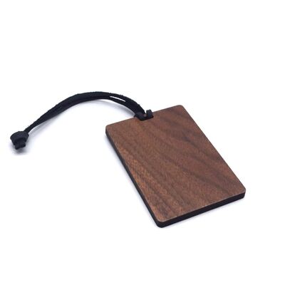 Customizable Walnut Wooden Tag Signage Can Be Engraved and Patterned
