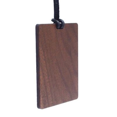 Customizable Walnut Wooden Tag Signage Can Be Engraved and Patterned