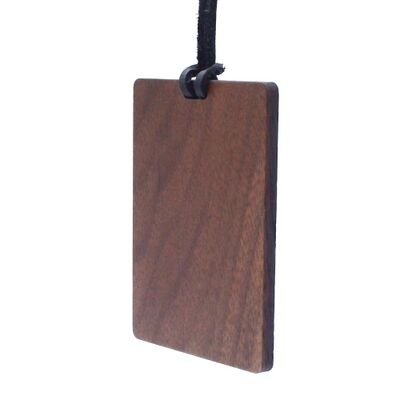 Customizable Walnut Wooden Tag Signage Can Be Engraved and Patterned