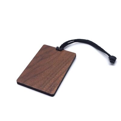 Customizable Walnut Wooden Tag Signage Can Be Engraved and Patterned