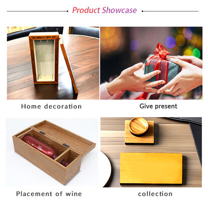 Customisable Premium Wooden Wine Boxes for Storing Red Wine