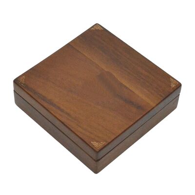 Custom Finely Made and Well Lacquered Wooden Food Storage Box Available Logo Print