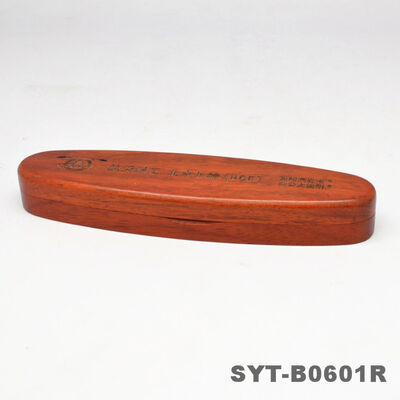 New Oval-shaped Premium Walnut Custom-made Single-pen case for Commemorative Gifts