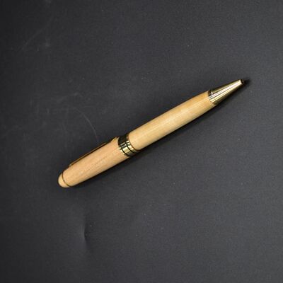 High End Maple  Wooden Ballpoint Pen Smooth Writing for Teachers ' Day