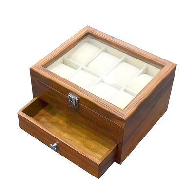 A Double-layered Packaging Box Crafted From Premium, Customised Rosewood for Ladies' Jewellery