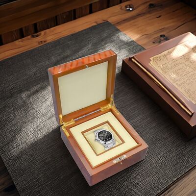 High End Customized Logo Wooden Single Watch Packaging Box Premium Wood Good Design With Wholesale Price