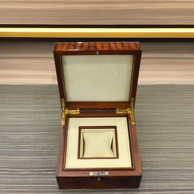 High End Customized Logo Wooden Single Watch Packaging Box Premium Wood Good Design With Wholesale Price