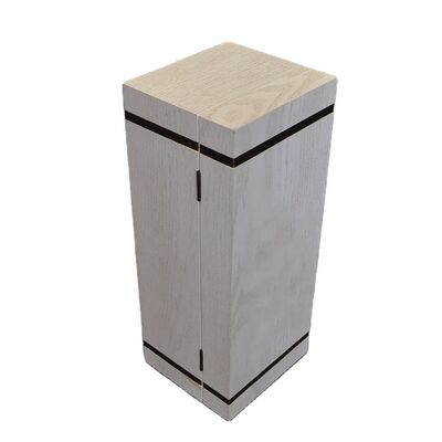 Single Large Packaging Gift Craft Use Wooden & Bamboo Boxes for Wine for Storage and Presentation