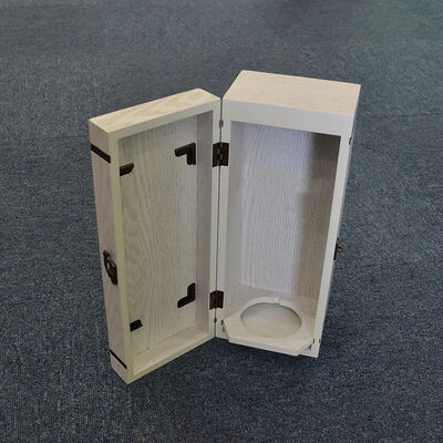 Single Large Packaging Gift Craft Use Wooden & Bamboo Boxes for Wine for Storage and Presentation
