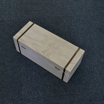 Single Large Packaging Gift Craft Use Wooden & Bamboo Boxes for Wine for Storage and Presentation