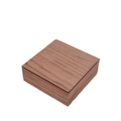 Handmade Customized Single Wooden Coin Box in Timber Varnishing Handling