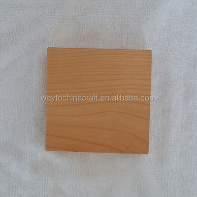 Handmade Customized Single Wooden Coin Box in Timber Varnishing Handling