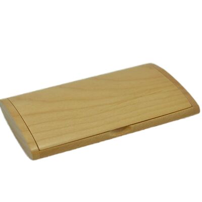 High End Maple Wood Business Card Holder for Business Gift