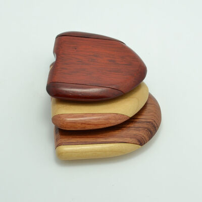 Promotional Maple and Rosewood Wooden Pocket Mirror
