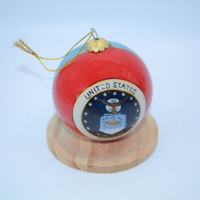 Wholesale Hand-Painted Inside Glass Ornament Tree Ball Unique Artisan Collectible for Christmas Ideal Gift for Friends