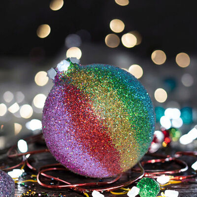 Personalised Christmas Baubles Hand Painted Customizable Unique Tree Ornament Wholesale Price Hanging Tree Glass Ball DecorGifts