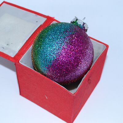 Personalised Christmas Baubles Hand Painted Customizable Unique Tree Ornament Wholesale Price Hanging Tree Glass Ball DecorGifts