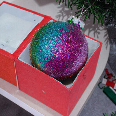 Personalised Christmas Baubles Hand Painted Customizable Unique Tree Ornament Wholesale Price Hanging Tree Glass Ball DecorGifts