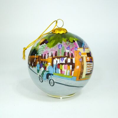 Wholesale Cordless Glass Ball Lamp with Battery Operated Led Lights  Glass Sphere Christmas Tabletop Decor Xmas Party Decoration