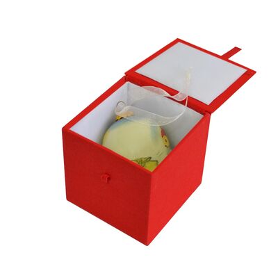 Personalised Custom-made Egg-shaped Glass Decorative Baubles for Easter