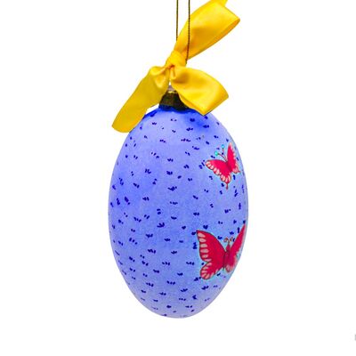 High-quality Customizable Design Handcrafted Glass Baubles for Easter Party Gifts