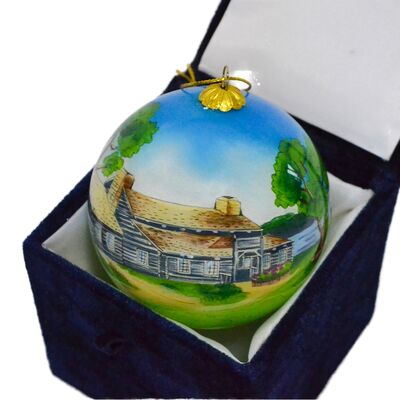 Inside Hand-painted Glass Ornaments Ball Custom Patterns&shape