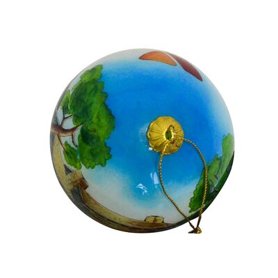 Inside Hand-painted Glass Ornaments Ball Custom Patterns&shape