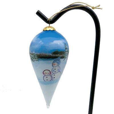 Unique Hand-painted  Shaped Christmas Glass Balls Decorations for  Gifts