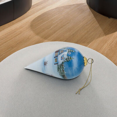 Unique Hand-painted  Shaped Christmas Glass Balls Decorations for  Gifts