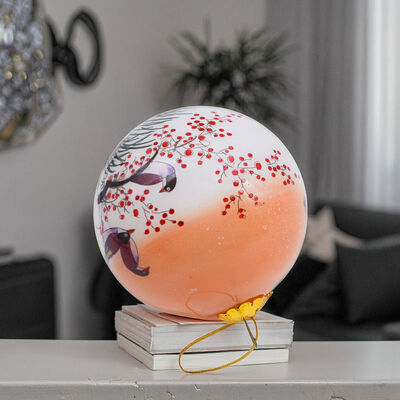 China Personalized  Inside Painted Christmas Christmas  Glass  Balls  Ornament  for Christmas